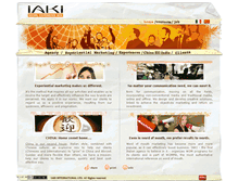 Tablet Screenshot of iaki-international.com
